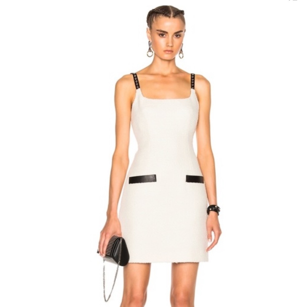 Alexander Wang Tweed and Leather Dress